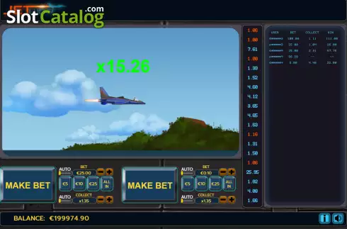 Скрин3. Jet Lucky слот