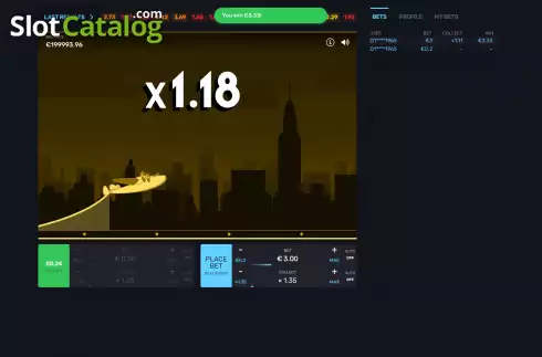 Скрин3. Skyliner слот