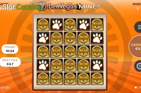 Скрин4. LeoVegas Mines слот
