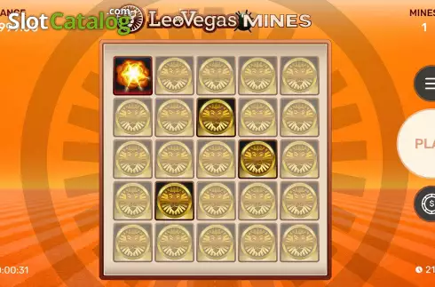Скрин8. LeoVegas Mines слот