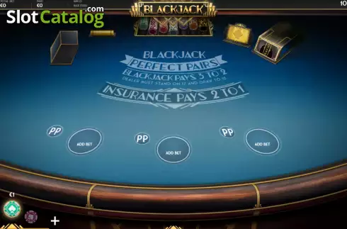 Скрин2. BlackJack MH Perfect Pairs слот