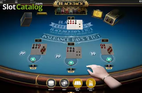 Скрин5. BlackJack MH Perfect Pairs слот