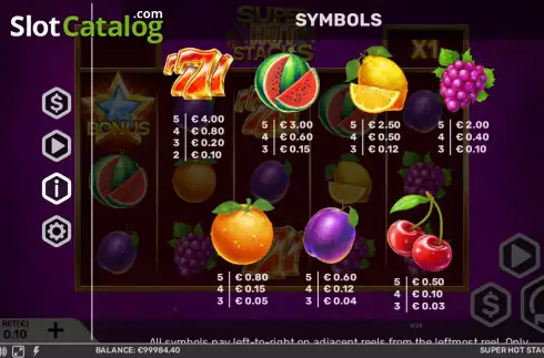Скрин9. Super Hot Stacks слот
