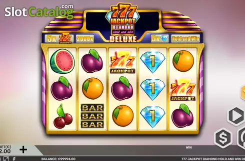 Скрин3. 777 Jackpot Diamond Hold and Win Deluxe слот