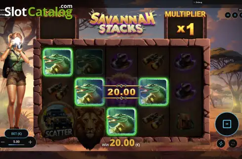 Скрин6. Savannah Stacks слот