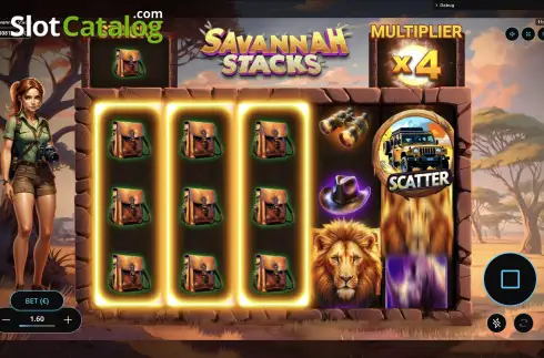 Скрин7. Savannah Stacks слот