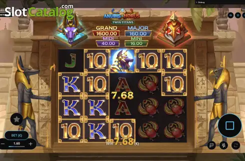 Скрин3. Anubis vs Horus: Twin Titans слот