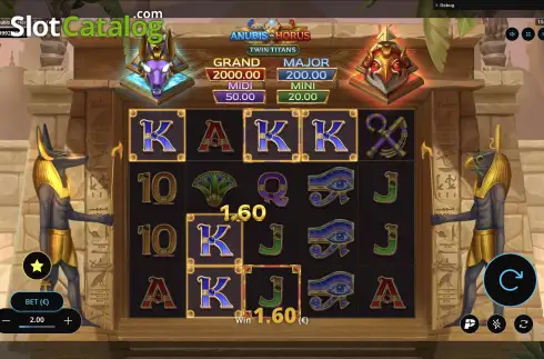 Скрин4. Anubis vs Horus: Twin Titans слот