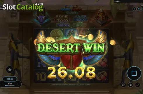 Скрин6. Anubis vs Horus: Twin Titans слот