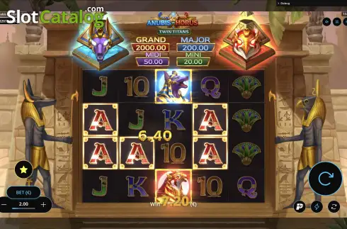 Скрин5. Anubis vs Horus: Twin Titans слот
