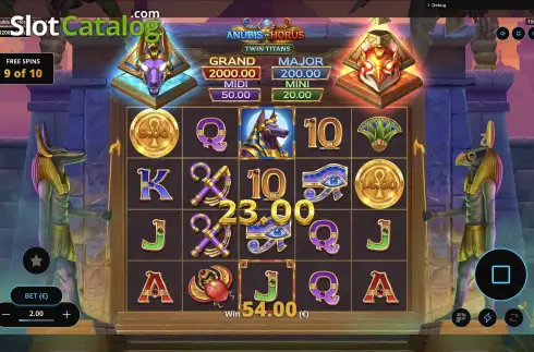 Скрин8. Anubis vs Horus: Twin Titans слот