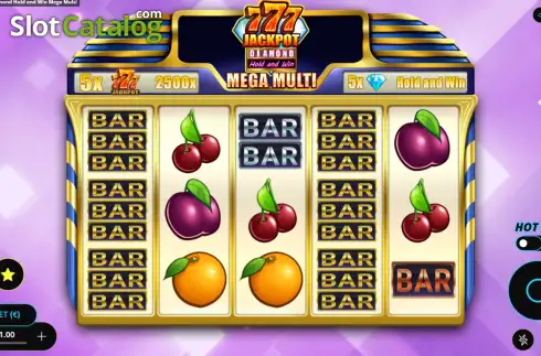 Скрин2. 777 Jackpot Diamond Hold and Win Mega Multi слот