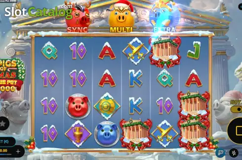 Скрин3. 3 Pigs of Xmas Bonus Pot слот