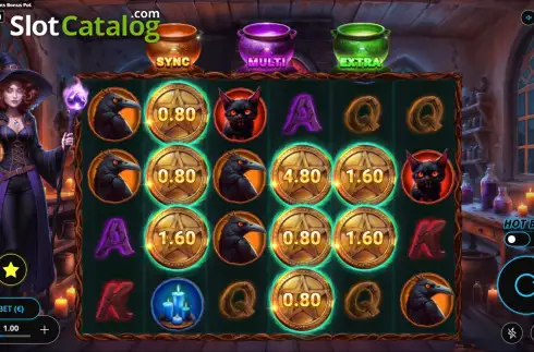 Скрин2. 3 Pots of Potions Bonus Pot слот