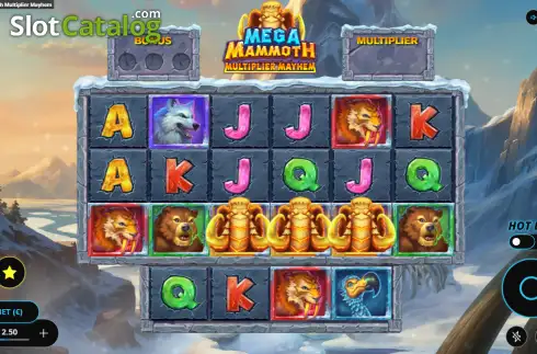 Скрин2. Mega Mammoth Multiplier Mayhem слот