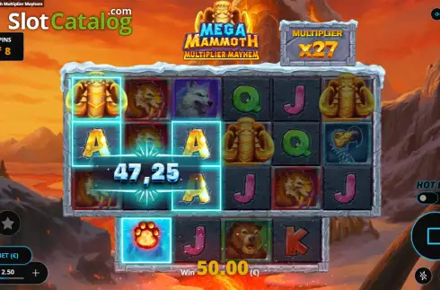 Скрин3. Mega Mammoth Multiplier Mayhem слот