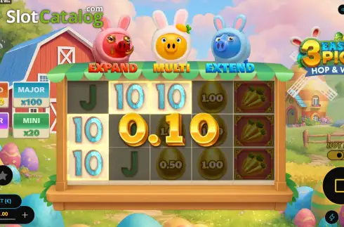 Скрин3. 3 Easter Pigs Hop and Win слот
