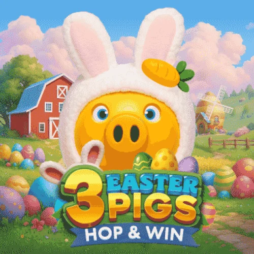 3 Easter Pigs Hop and Win логотип