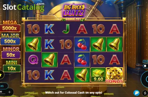 Скрин2. Big Bucks Blitz - Bonus Pot слот