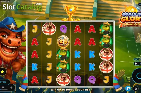 Скрин2. Goals to Glory - Football Fever слот