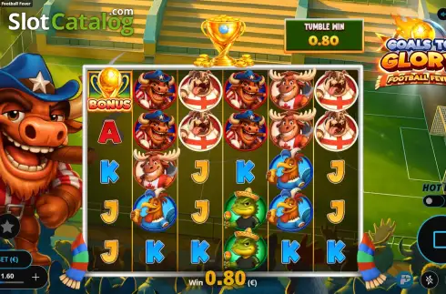 Скрин3. Goals to Glory - Football Fever слот
