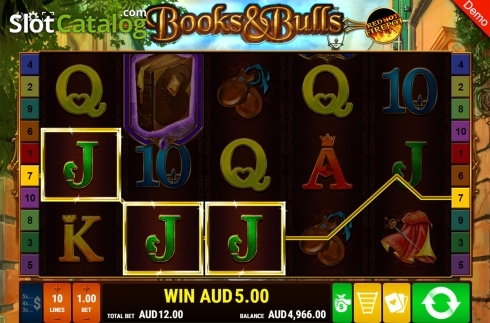 Скрин2. Books & Bulls RHFP слот