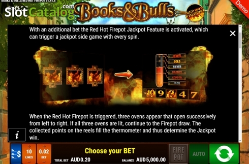 Скрин6. Books & Bulls RHFP слот