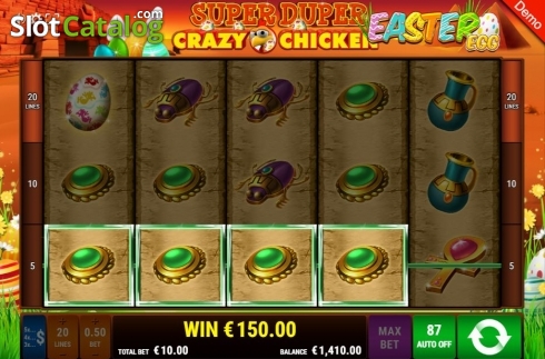 Скрин4. Super Duper Crazy Chicken Easter Egg слот