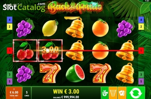 Скрин3. Back to the Fruits слот