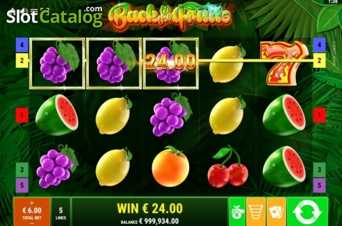 Скрин4. Back to the Fruits слот
