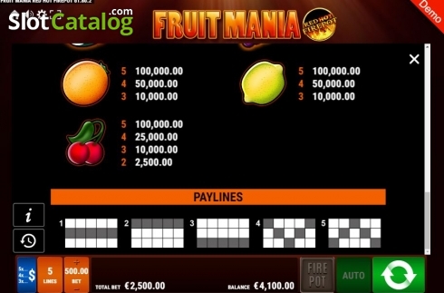 Скрин7. Fruit Mania RHFP слот