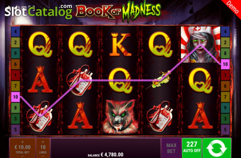 Скрин5. Book of Madness слот