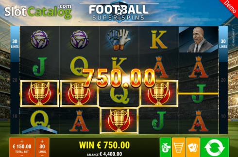 Скрин3. Football Super Spins слот