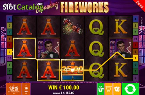 Скрин4. Expanding Fireworks слот