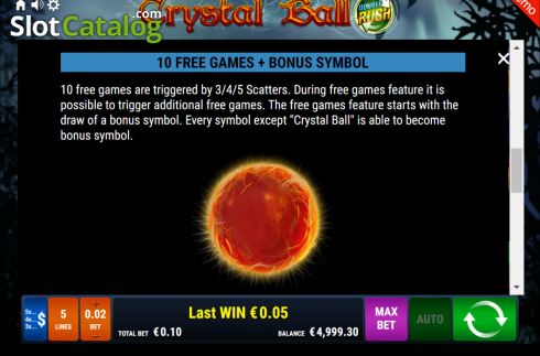 Скрин7. Crystal Ball Double Rush слот