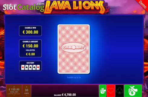 Скрин6. Lava Lions слот