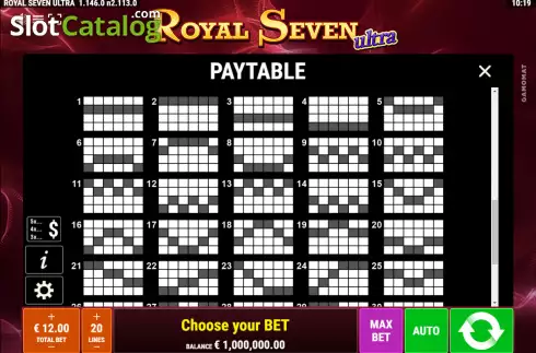 Скрин8. Royal Seven Ultra слот