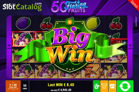 Скрин9. 50 Flaring Fruits слот
