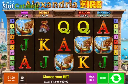 Скрин2. Alexandria Fire слот