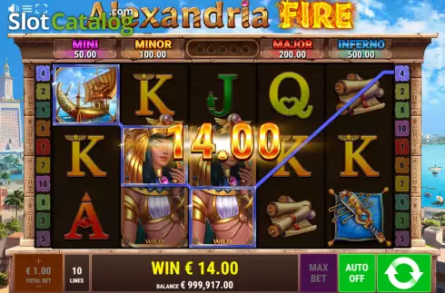 Скрин6. Alexandria Fire слот