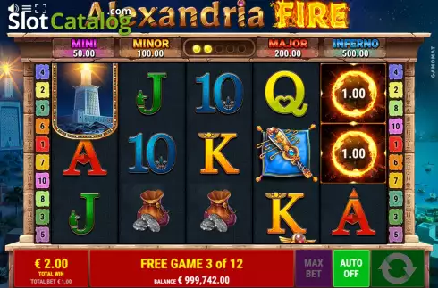 Скрин9. Alexandria Fire слот