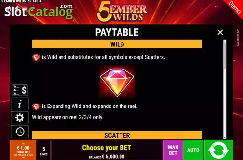 Скрин9. 5 Ember Wilds слот