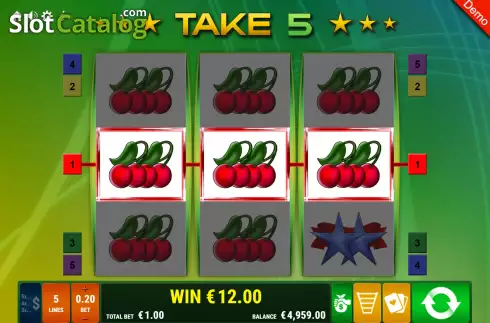 Скрин3. Take 5 слот