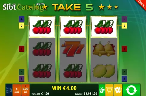 Скрин5. Take 5 слот