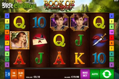 Скрин2. Book of Romeo & Julia слот