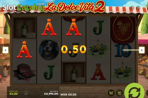 Скрин3. La Dolce Vita 2 слот