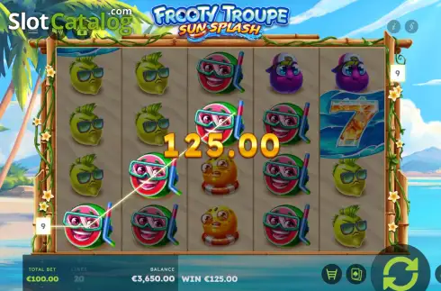 Скрин3. Frooty Troupe Sun Splash слот