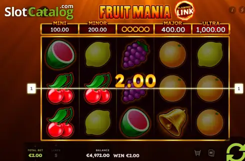 Скрин3. Fruit Mania Flaming Link слот