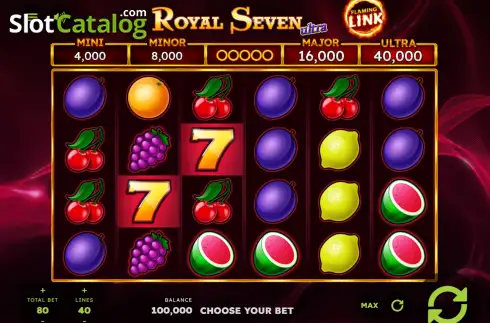 Скрин2. 7 Royal Seven Ultra Flaming Link слот