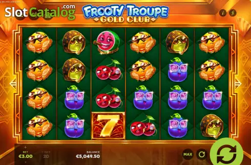 Скрин2. Frooty Troupe - Gold Club слот